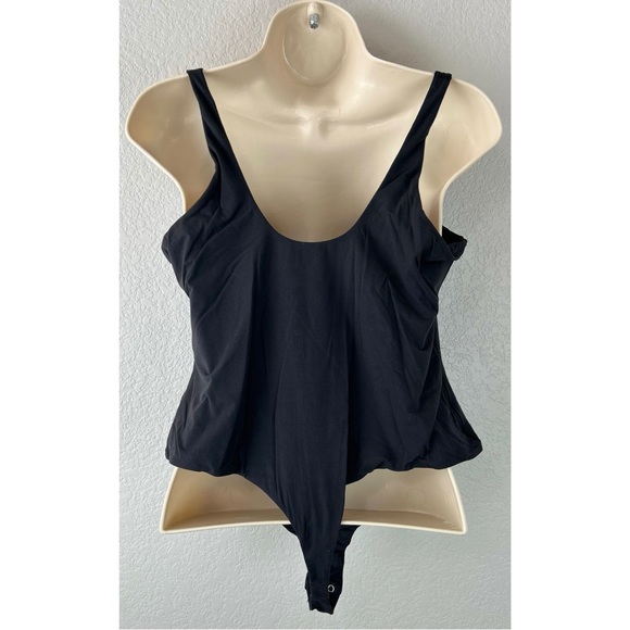 SKIMS Square Neck Bodysuit Black Onyx, size 3X - Picture 6 of 9